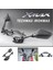 Yamaha Xmax 125/250/300 2018-2022 Katlanır R25 Ayna Bar Seti 1