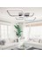 TT050-KR Tt Aydınlatma Baklava Desen Krom Kaplama 4 Lü LED Avize 4
