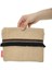 Siyah Püsküllü Renkli Noktalı Jüt Clutch Bez Çanta 2