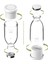 Şarjlı Portatif Taşınabilir El Blenderi Meyve Sıkacağı Mama Karıştırıcı Smoothie Milkshake 350 ml 4