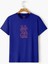 Mavi Savage Tasarımlı Oversize Bol Kalıp Siyah Tshirt 1