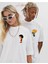 Cedric ve Chen Baskılı Beyaz Sevgili Tişört Kombini Çift Tshirt 2 Adet 2