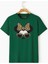 Mickey Mouse Baskılı Yeşil Tshirt 2