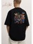 Uzi El Chavo Ön ve Sırt Baskılı Siyah Tshirt 1