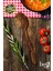 Tahta Yemek Kaşığı Mini Boy Yemek Servis Kaşığı 21 cm Doğal Zeytin Ağacı Ahşap Yemek Kaşığı El Işçiliği Kaşık 2