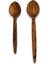 2 Parça Tahta Kaşık Seti 2 Adet Zeytin Ağacı Ahşap Yemek Servis ve Pilav Pişirme Kaşığı Seti Doğal El Yapımı Lüx Kaşık Setii 3