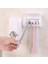 Diş Macunu Sıkacağı 5'li Fırça Tutucu Macun Sıkacağı Banyo 5'li Diş Fırçalığı Fırça 1