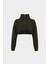 AÇELYAOKCU Premium Crop Dik Yaka Oversize Selanik Triko Kazak 1