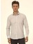 Slim Fit Klasik Yaka Düz Mavi - Buz Erkek Gömlek GM1007100568 2