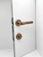 Erva Handles ZK79 Mat Antik Sarı Rozetli Wc Banyo Kapı Kolu 1 Takım 1