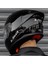 Rapıd 2 Race Parlak Siyah Full Face Motosiklet Kaskı 3
