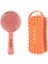 3 Boyutlu Profesyonel Saç Fırçası + Silikon Vücut Masaj ve Temizleme Fırçası 1