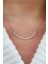 Sky Diamond Taşlı 925 ayar Gümüş Rose Yay Kolye 2