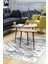 Dijital Salon Halısı Trend Keçe Kaymaz Taban Modern Brooklyn Mavi 1
