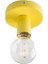 Sarı Duvar Tavan Aplik Armatür E 27 Duylu En 10 cm 1
