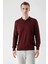 Erkek Koyu Bordo Basic Polo Yaka Dynamic Fit Rahat Kesim Triko 1