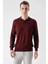 Erkek Koyu Bordo Basic Polo Yaka Dynamic Fit Rahat Kesim Triko 2