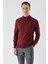 Erkek Koyu Bordo Basic Yarım Balıkçı Yaka Dynamic Fit Rahat Kesim Triko 1