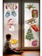 Yeni Yıl Merry Christmas Figürleri Cam Duvar Kapı Sticker Setleri - Yılbaşı Seti 1