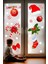 Yeni Yıl Merry Christmas Figürleri Cam Duvar Kapı Sticker Setleri - Yılbaşı Seti 1