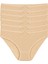 6'Lı Pamuk Kadın Jakarlı Kalpli Bikini Külot Q3575 2