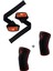 Ağırlık Kaldırma Kayışı Lifting Straps+Fitness Sporcu Dizlik Knee Sleeve 2'li Set 1