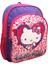 Hello Kitty Pembe Mor Kız Çocuk Iki Bölmeli Okul Çantası 5