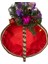 Lüks Büyük Yılbaşı Çam Süslü Sepet Noel Sepeti Yılbaşı Sepeti Hediye Sepeti 45 cm 2