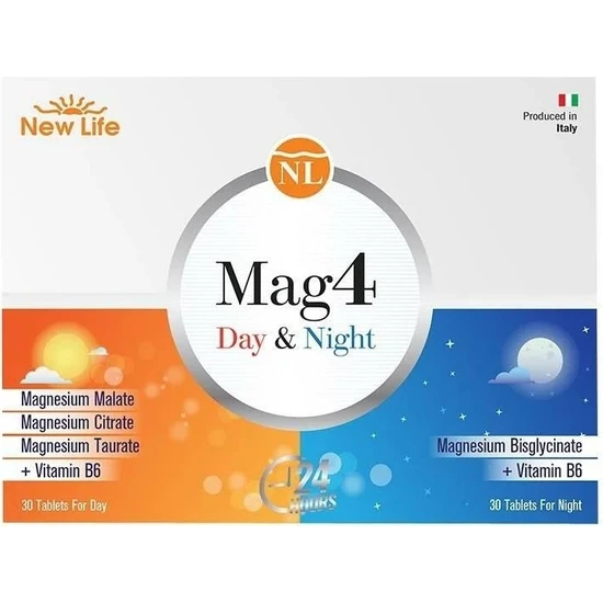 New Life Mag4 Day Night 30 + 30 Tablet