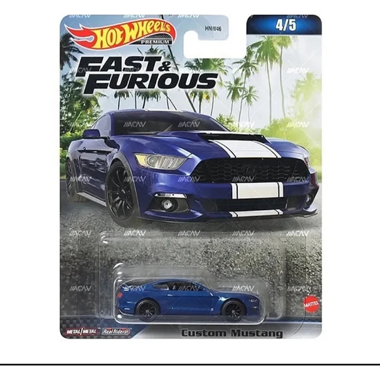 Hotwheels Hot Wheels Mattel Premium Fast And Furious Custom Ford Mustang