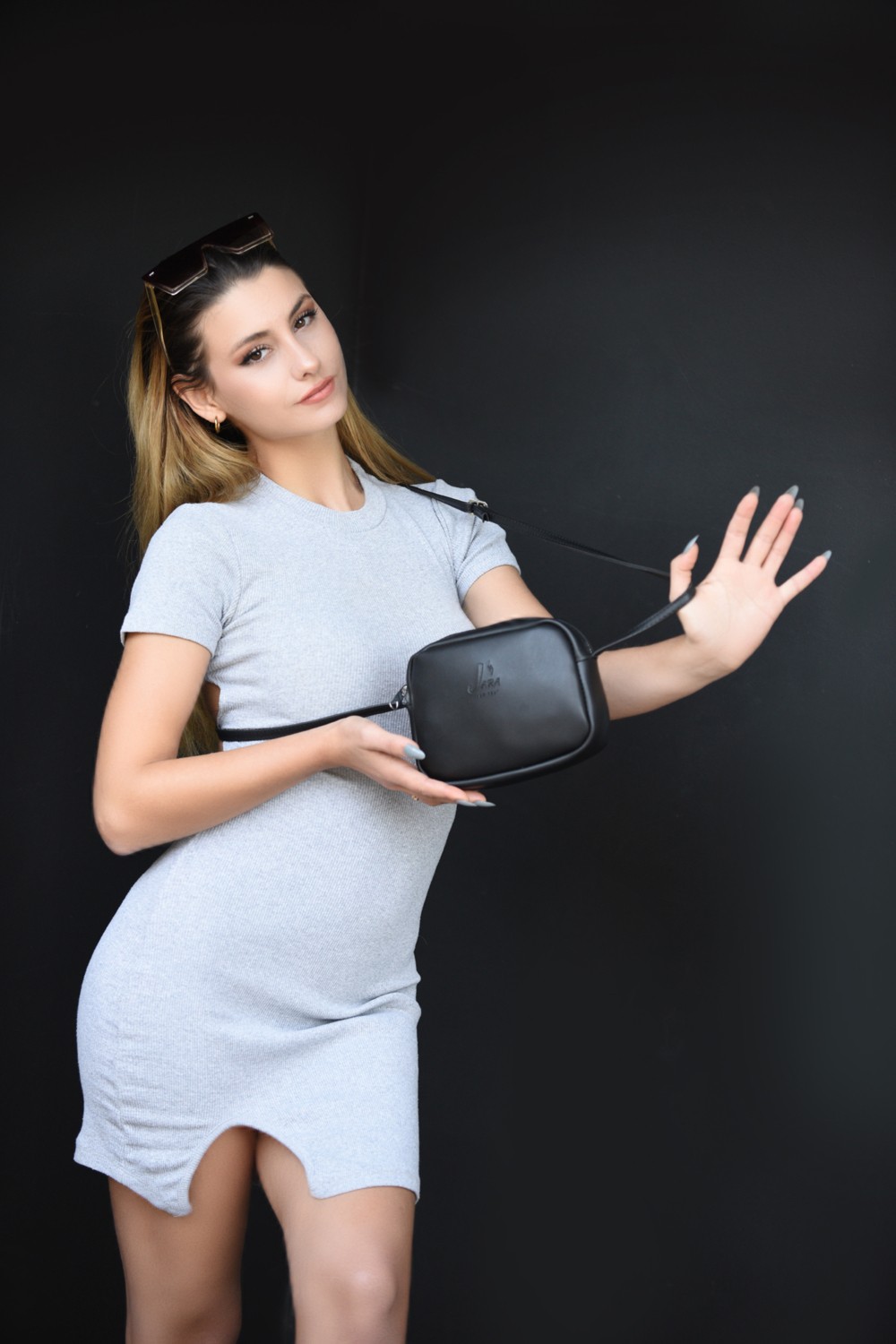 Jara Bag Kadın Mini Çapraz Ayarlanabilir Askılı El Kol Omuz Çantası görsel 3