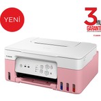 Canon G3430 Wi-Fi + Tarayıcı + Fotokopi Renkli Çok Fonksiyonlu Tanklı Pembe Mürekkep Püskürtmeli Yazıcı (Canon Eurasia Garantili)