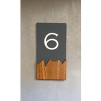 Yönline Wooden Serisi Dikey Kapı Numarası