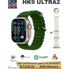 Qifit Watch 9 Serisi Hk9 Ultra 2 Gen 3 Amoled Ekran Chatgpt Bt Arama Ios Android Uyumlu Akıllı Saat