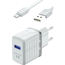 Zipax Asus Zenfone 4 Max (ZC554KL) Şarj Aleti Micro USB Qualcomm Hızlı Şarj