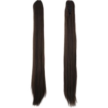 Peruk Market Tokalı Düz At Kuyruğu - Açık Kahve