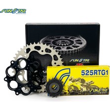 Sunstar Zincir Dişli Seti Ducatı Hypermotard / Evo / Sp (1100 Cc) (2007-2009) / Zincir : 525RTG1 (GOLD)-104 / Dişli: Jt (15T-42T)