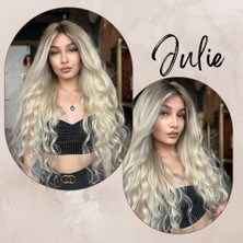 Peruk Market Platin Ombreli Gerçek Saç Tül Peruk