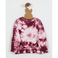 Luess Unisex Çocuk Batik Desenli 3 Iplik Şardonsuz Eşofman Takımı