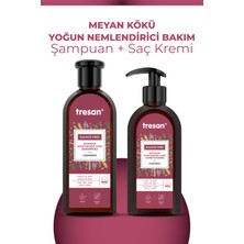 Tresan Meyan Kökü Yoğun Nemlendirici Sülfatsız Bakım Şampuanı 300 ml + Saç Kremi 300 ml