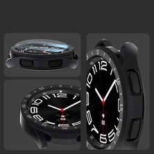 HEPTEKİLETİŞİM Samsung Galaxy Watch 6 Classic 47MM Sert Pc Kasa ve Ekran Koruyucu Watch (Gard 29) Sports