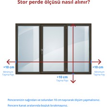 Perdea Lazer Kesim Mat Stor Perde Açık Kahverengi PLZ-2002