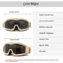 Qıchu Taktik Gözlükler Açık Hava Atış Bisiklet Sporları Koruyucu Ön Camlar (Yurt Dışından)