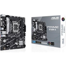 ASUS PRIME B760M-K DDR5 8000MHZ 1XVGA 1XHDMI 2XM.2 USB 3.2 MATX 1700P (13. VE 12.NESİL İŞLEMCİ UYUMLU)