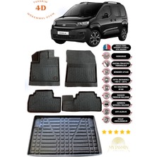 My Jasmin Fiat Doblo 2023 Model 4d Havuzlu Paspas ve 4d Bagaj Havuzu Set