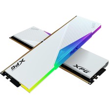 Xpg 32GB (2x 16GB) Ddr5 5600MHZ CL36 Dual Kıt Rgb Pc Ram Lancer AX5U5600C3616G-DCLARWH Beyaz