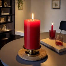 Bozkurt Silindir Mum 10 x 20 cm Boy  Dev  Büyük Mum