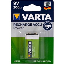 VARTA 9 VOLT - 200 MAH ŞARJLI PİL