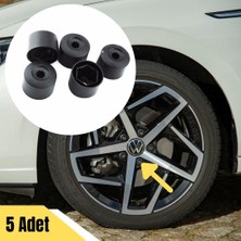 Gkl Bijon Kapağı Şifresiz 5 Adet Siyah Vw Polo 2018-2021 1K0601173