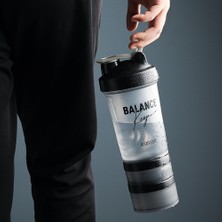 Shidanli Spor Çalkalayıcı Bardak Büyük Kapasiteli Sızdırmaz Taşınabilir Düşme Önleyici Spor Su Isıtıcısı Spor Su Isıtıcısı Plastik Çalkalayıcı Bardak (Yurt Dışından)